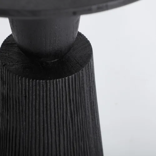 mesa auxiliar negra alta