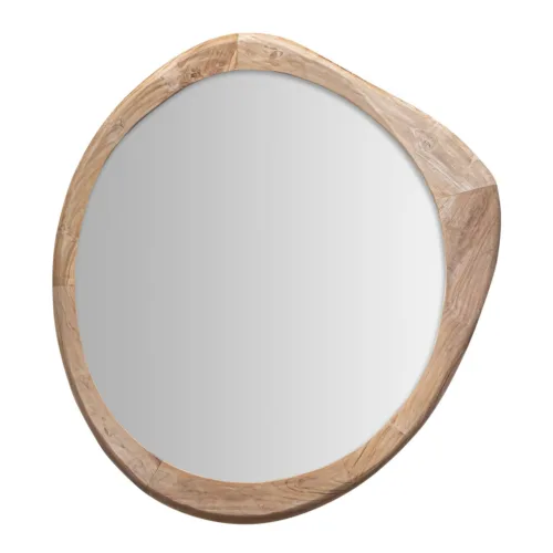 Espejo artesanal en madera de teca 120 x 134 cm HUMBLE