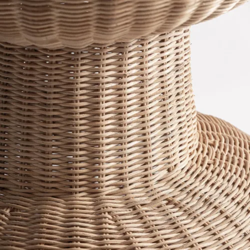 Lámpara de pie de ratán estilo boho Cyena