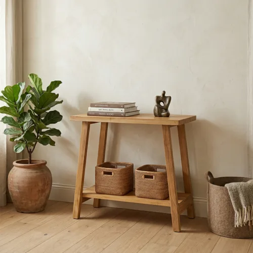 CONSOLA IBIZA TEKA RECICLADA 80*45*75