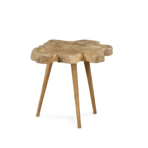 MESA AUXILIAR TEKA TRONCO IRREGULAR 'B' 60*60*60