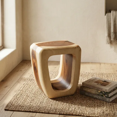 STOOL JACOB SUAR NATURAL 39*35*46