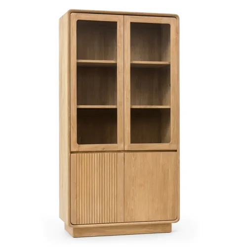 VITRINA EYRE TEKA 4 PUERTAS 90*40*190