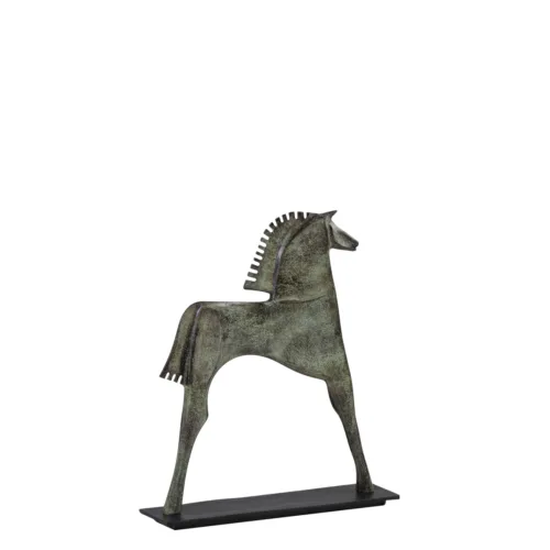 FIGURA CABALLO PLANO 40*10*46