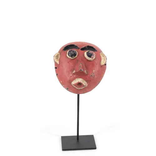 MÁSCARA COCO ROJA 12*7*30