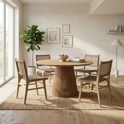 MESA COMEDOR RENA TEKA 130Ø*78