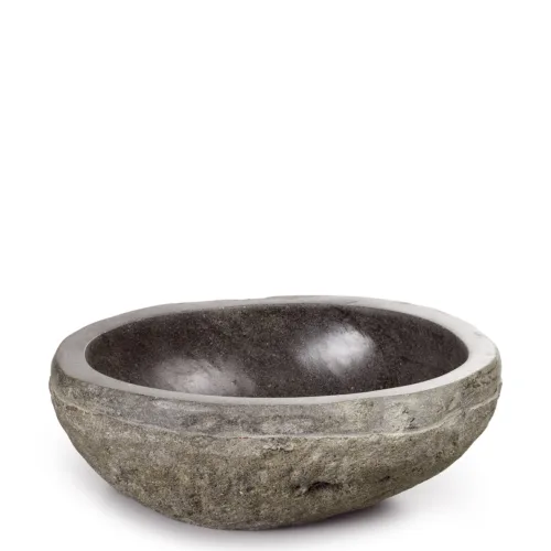 LAVABO PIEDRA RÍO NATURAL REDONDO 45*40*15