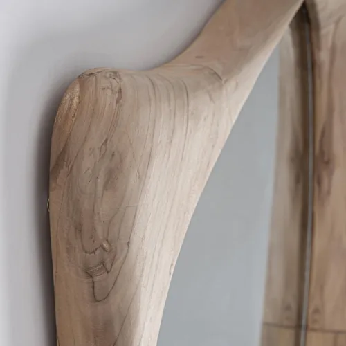Espejo de teca 132 x 68 cm Humble