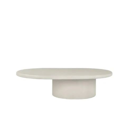 Mesa de centro exterior de microcemento CLAUDE