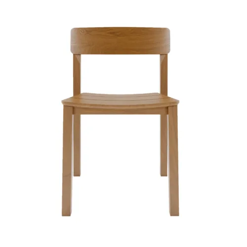 Silla de exterior apilable de madera RAWI WA