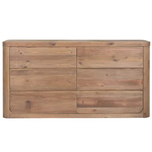 Cómoda de madera de pino reciclada 183X45X96