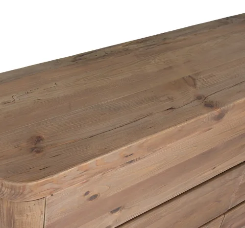 Cómoda de madera de pino reciclada 183X45X96
