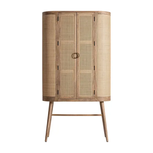 Armario de madera de mango 105x45x180 cm Beckley