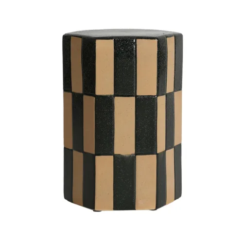 Mesa Auxiliar de cerámica 29x29x41 cm Ziggy