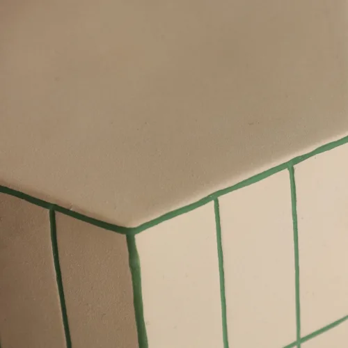 Mesa Auxiliar de cerámica 38x32x53 cm Brody