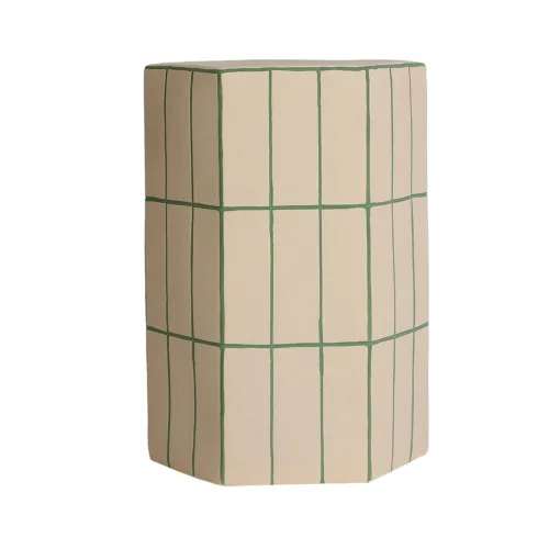 Mesa Auxiliar de cerámica 38x32x53 cm Brody