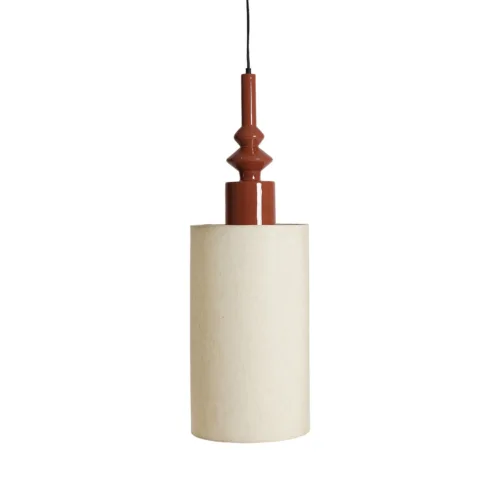 Lámpara de Colgar de hierro 30x30x87 cm Ornella