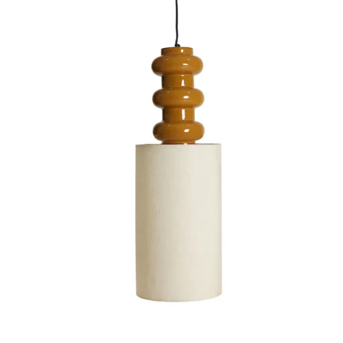 Lámpara de Colgar de hierro 30x30x82 cm Fiamma