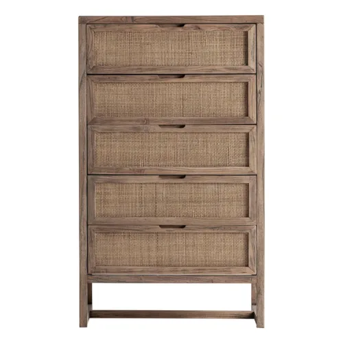 Sinfonier de madera de olmo 70x50x118 cm Byremo