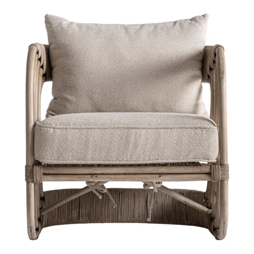 Sillón de ratán  Douzains
