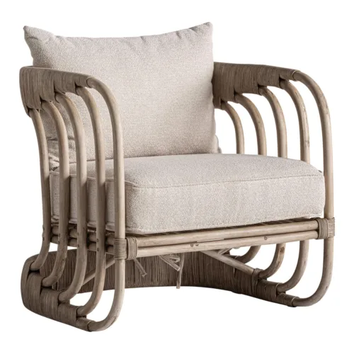 Sillón de ratán  Douzains
