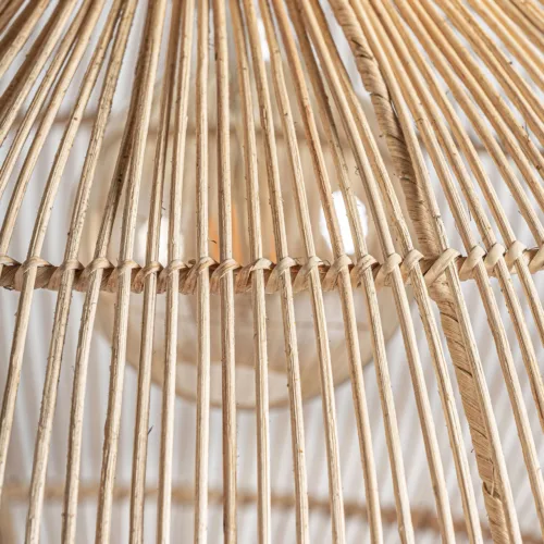 Lámpara de colgar estilo boho de ratán Sendi