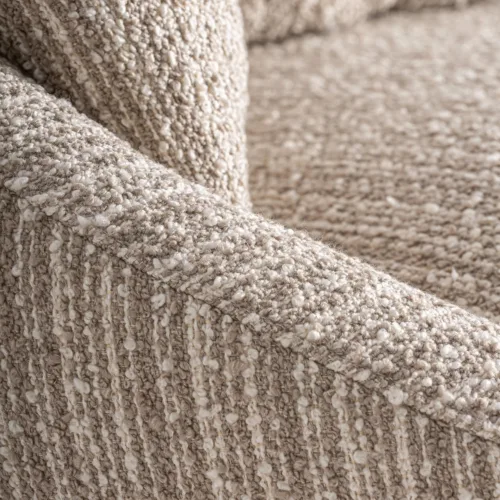 Sillón giratorio beige Nuba