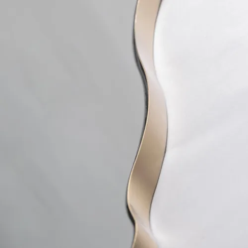 Espejo con filo dorado 190 cm Albig