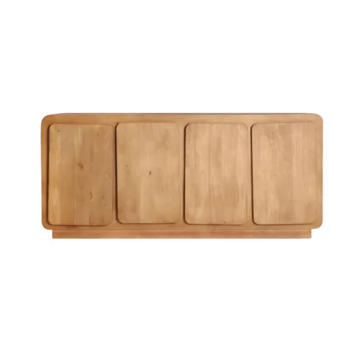 Aparador de madera de mango 180x40x80 cm Havre