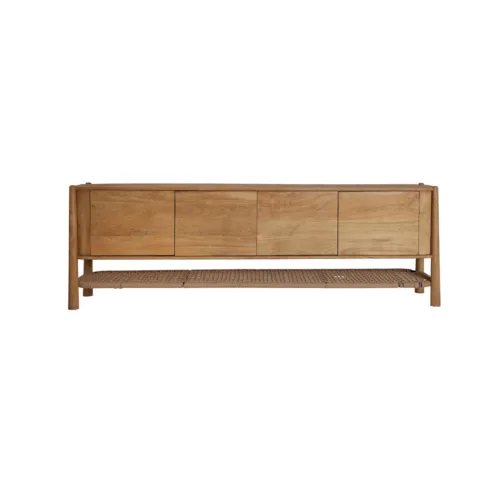 Mueble TV de madera de mango 190X40 Crouy