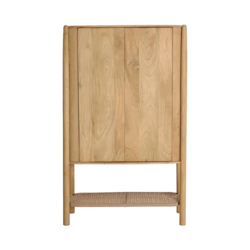 Armario de madera de mango 100x40x160 cm Crouy
