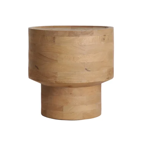 Mesa auxiliar de madera de mango Havre