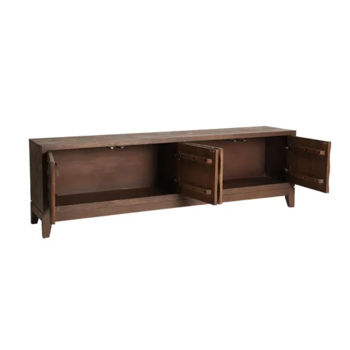 Mueble TV de madera de mango Fismes 180x40x55
