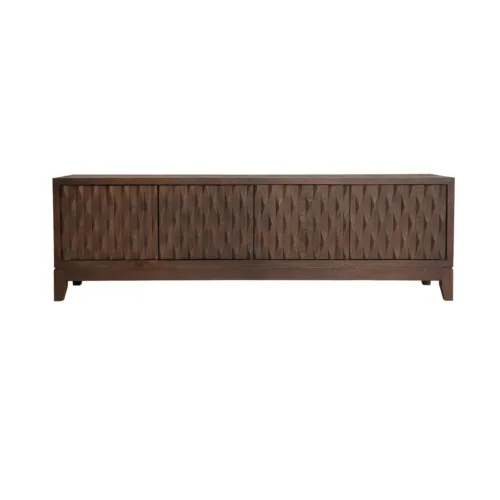 Mueble TV de madera de mango Fismes 180x40x55