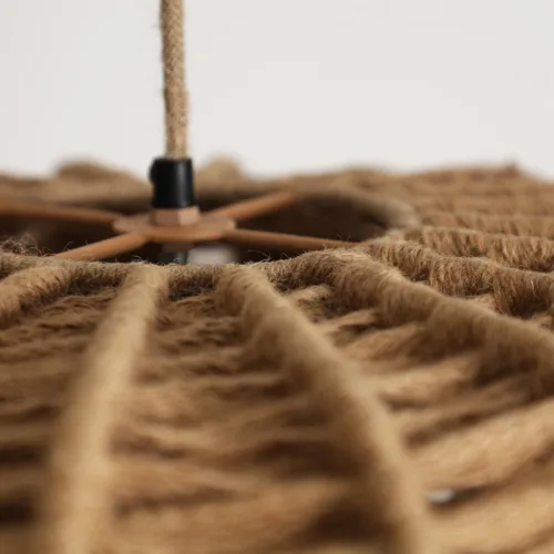 Lámpara de techo boho de yute Bettina