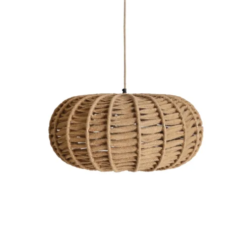 Lámpara de techo boho de yute Bettina