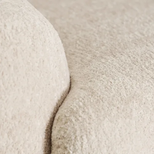 Sofá beige de 3 plazas Ligerz