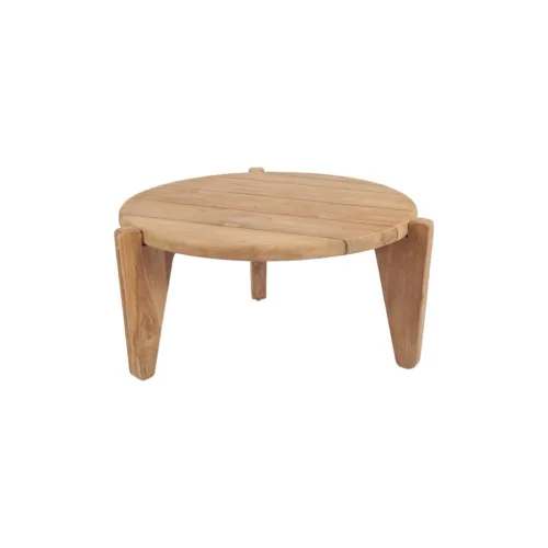 Mesa de centro Seseh de teca reciclada talla S 50 cm