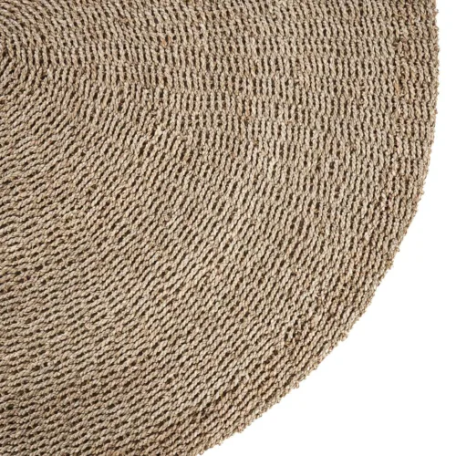 Alfombra redonda Sizali de sisal natural Ø 150 cm