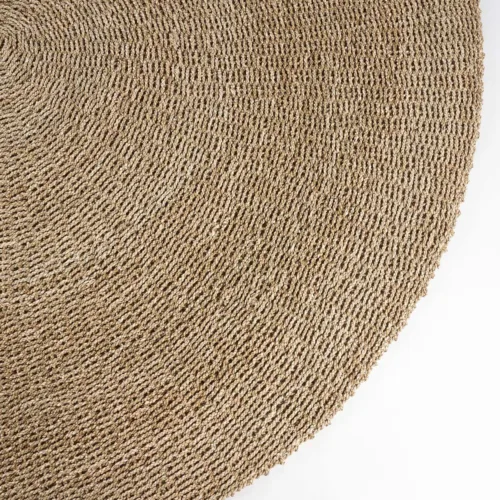 Alfombra redonda de sisal natural Ø 200 cm