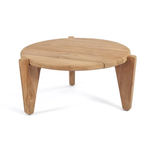 Mesa de centro Seseh de teca reciclada talla M 70 cm