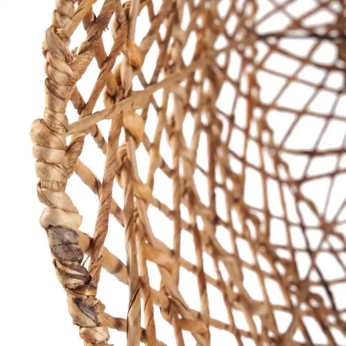 Lámpara de techo Xiomara de hoja de banano natural L 60 cm
