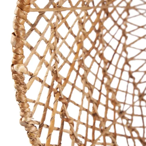 Lámpara de techo Xiomara de hoja de banano natural XL 70 cm
