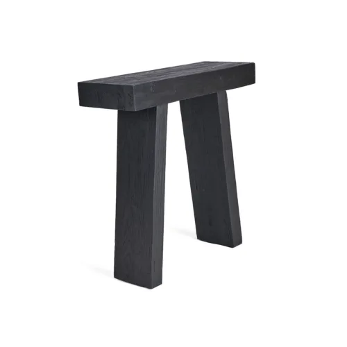 Consola de madera de teca negra 86 cm