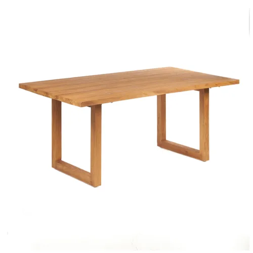 Mesa de comedor de teca para exterior 180 cm