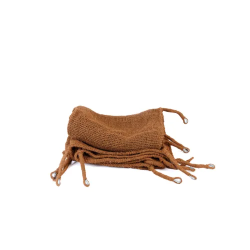 Vela de sombra rectangular de fibra de coco natural 400x300 cm