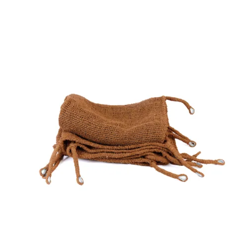 Vela de sombra rectangular de fibra de coco natural 500x300 cm
