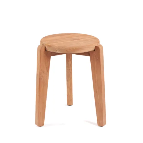 Mesa auxiliar Seseh de teca reciclada