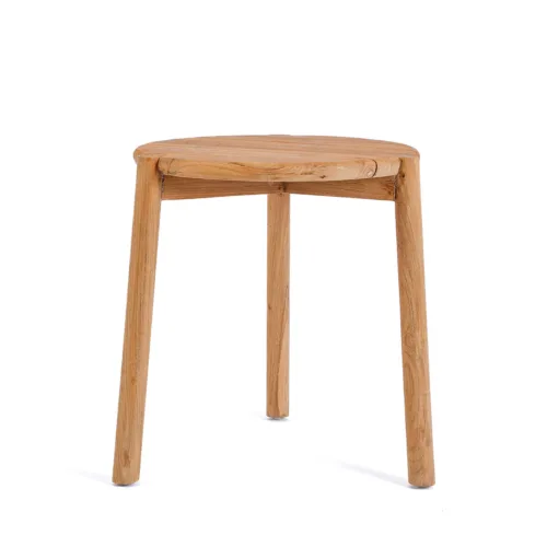Mesa auxiliar Gilimanuk de teca 50 cm