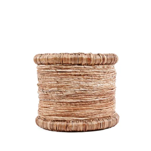 Cesta Chuka de jacinto de agua y hoja de banano